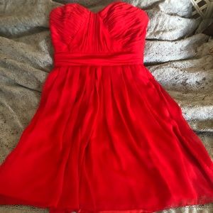 Badgley Mischka Red Cocktail Dress
